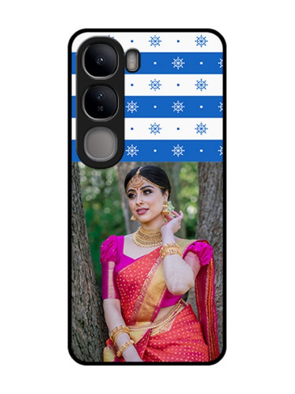 Custom Vivo Y300 5G Custom Metal Phone CaseSnow Pattern Design