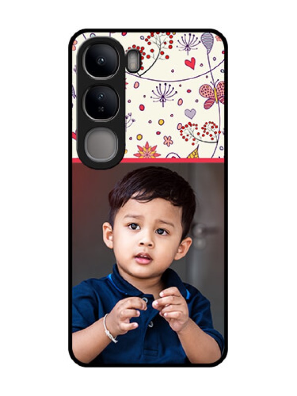 Custom Vivo Y300 5G Custom Metal Phone CasePremium Floral Design