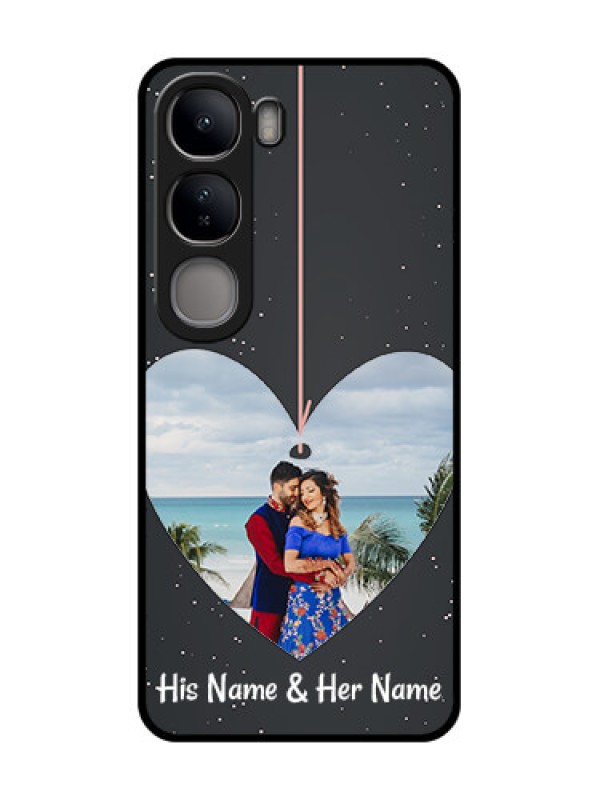 Custom Vivo Y300 5G Custom Metal Phone CaseHanging Heart Design