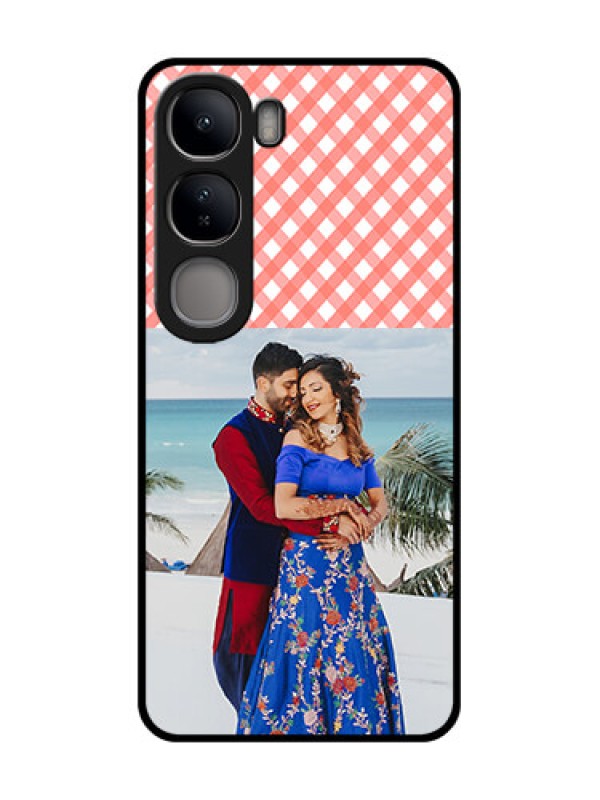 Custom Vivo Y300 5G Custom Metal Phone CasePink Pattern Design