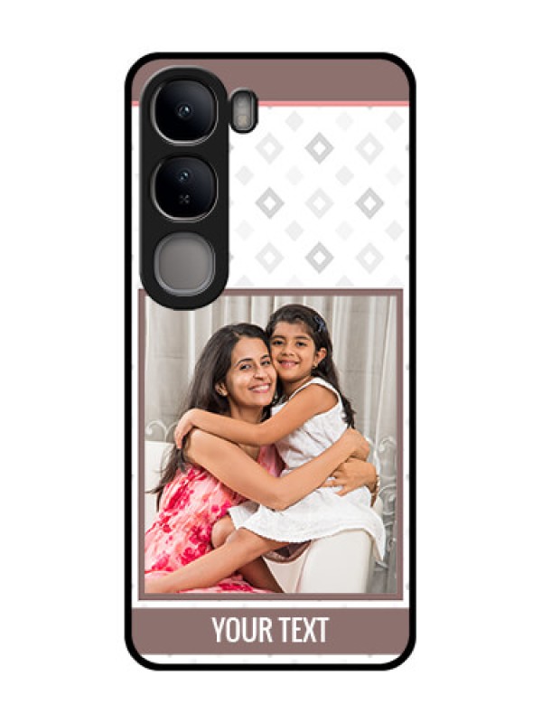 Custom Vivo Y300 5G Custom Metal Phone CaseSimple Diamond Design