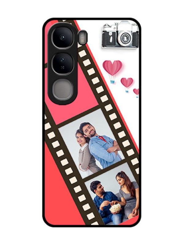 Custom Vivo Y300 5G Custom Metal Phone Case3 Image Holder With Film Reel