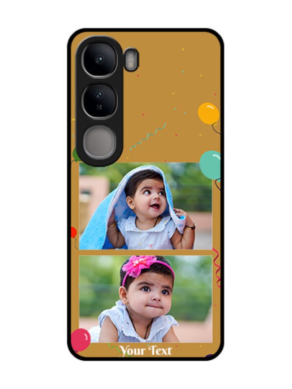 Custom Vivo Y300 5G Custom Metal Phone CaseImage Holder With Birthday Celebrations Design