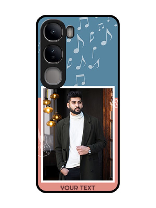 Custom Vivo Y300 5G Custom Metal Phone CaseWith Color Musical Note Design