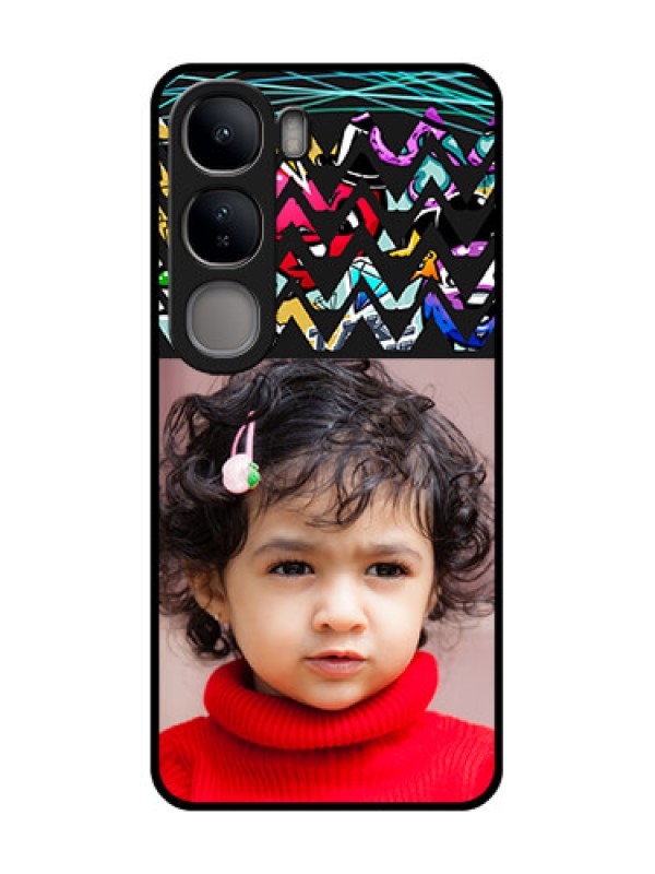 Custom Vivo Y300 5G Custom Metal Phone CaseNeon Abstract Design