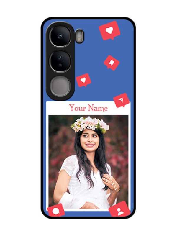 Custom Vivo Y300 5G Custom Metal Phone CaseLike Share And Comment Design