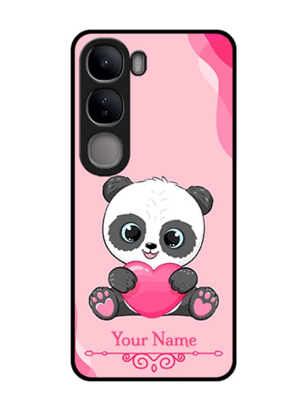 Custom Vivo Y300 5G Custom Metal Phone CaseCute Panda Design