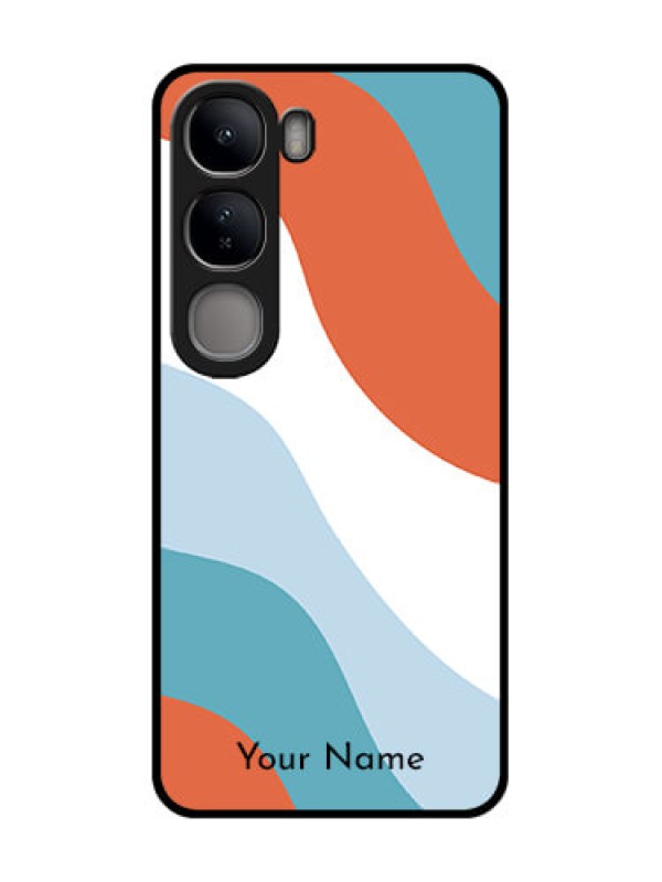 Custom Vivo Y300 5G Custom Metal Phone CaseColoured Waves Design