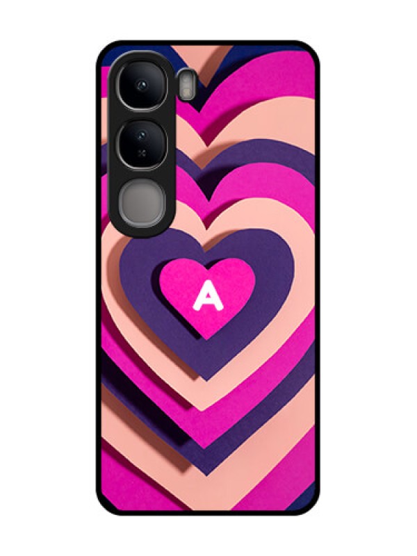 Custom Vivo Y300 5G Custom Metal Phone CaseCute Heart Pattern Design