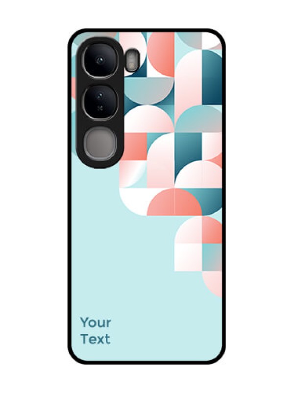 Custom Vivo Y300 5G Custom Metal Phone CaseStylish Semi - Circle Pattern Design