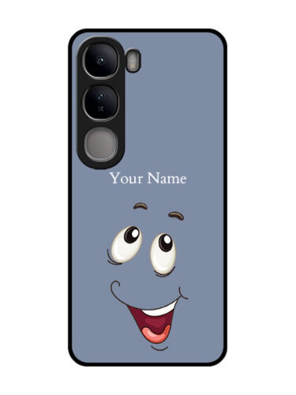 Custom Vivo Y300 5G Custom Metal Phone CaseLaughing Cartoon Face Design