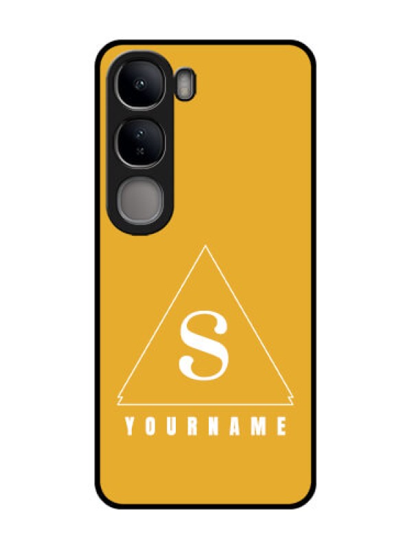 Custom Vivo Y300 5G Custom Metal Phone CaseSimple Triangle Design