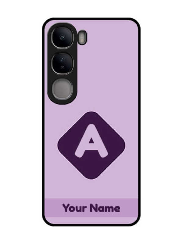 Custom Vivo Y300 5G Custom Metal Phone CaseCustom Letter In Curved Badge Design