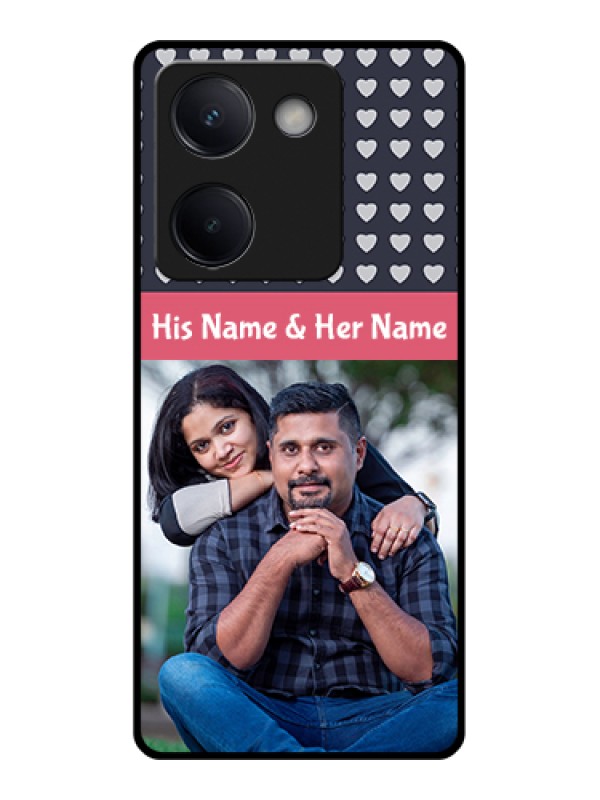 Custom Vivo Y300 Plus 5G Custom Metal Phone CaseRed Abstract Design