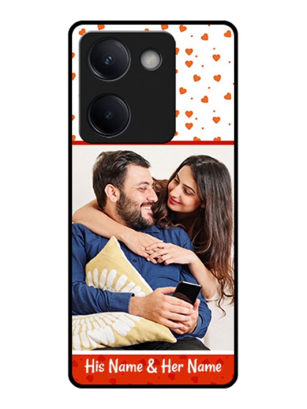 Custom Vivo Y300 Plus 5G Custom Metal Phone CaseYellow and Blue Design