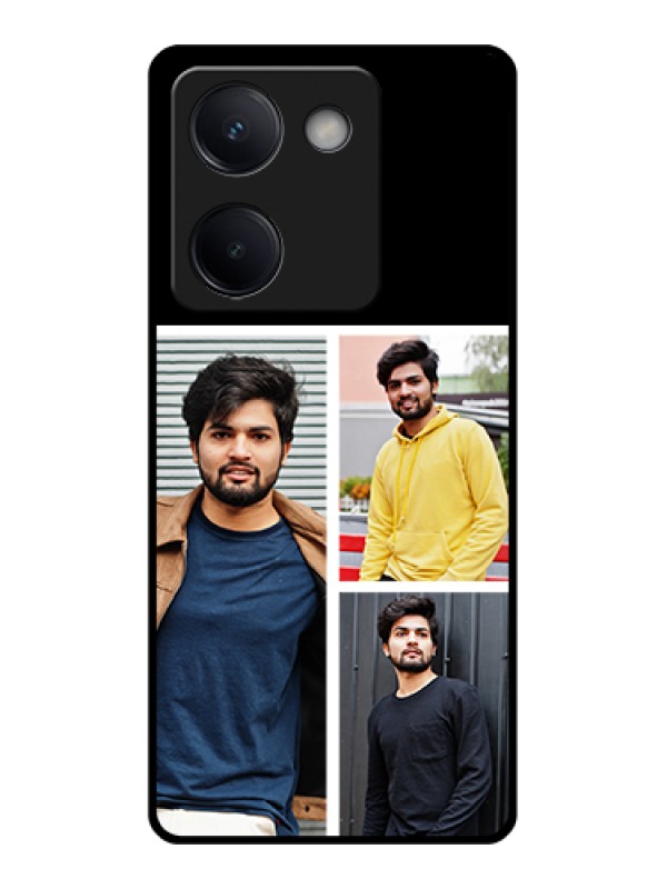 Custom Vivo Y300 Plus 5G Custom Metal Phone CaseWith Birthday Line Art Design