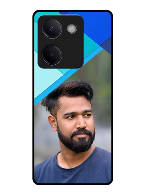 Custom Vivo Y300 Plus 5G Custom Metal Phone CaseLove Doodle Pattern