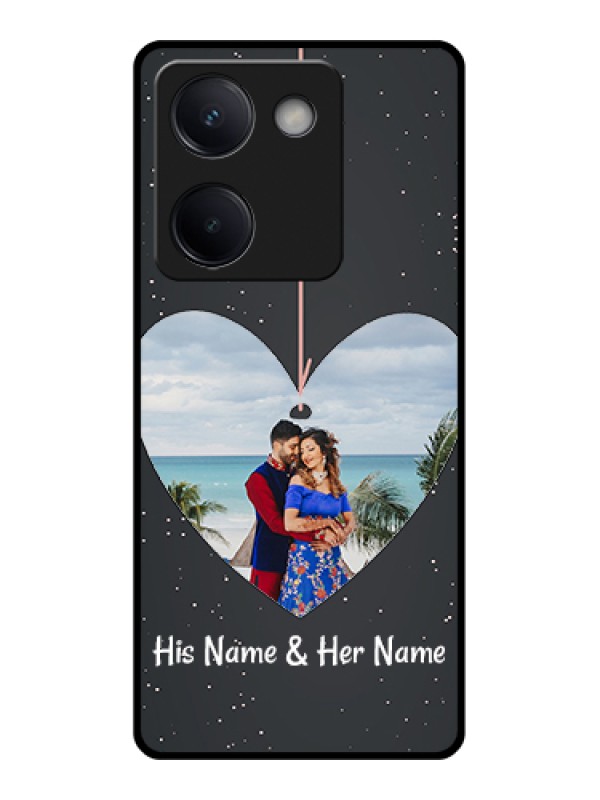 Custom Vivo Y300 Plus 5G Custom Metal Phone CaseYou and Me Heart Design