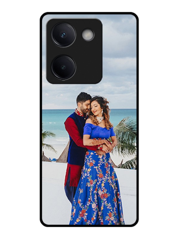 Custom Vivo Y300 Plus 5G Custom Metal Phone CaseWith Red Heart Symbols Design