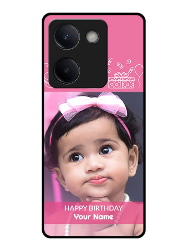 Custom Vivo Y300 Plus 5G Custom Metal Phone CaseWatercolor Floral Design