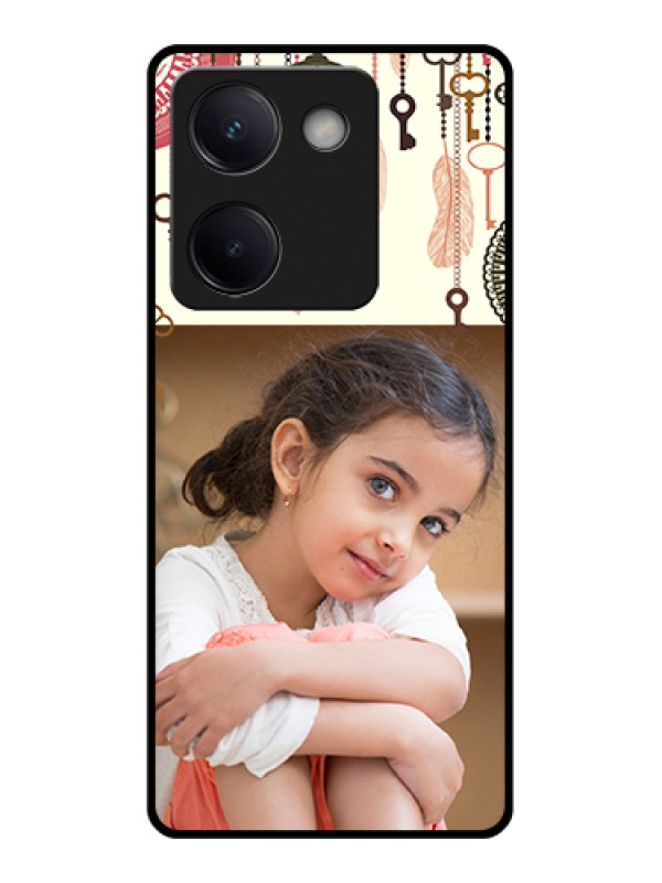 Custom Vivo Y300 Plus 5G Custom Metal Phone CaseWoman And Nature Design