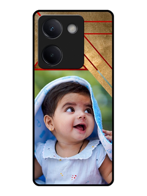 Custom Vivo Y300 Plus 5G Custom Metal Phone CaseTri Color Abstract Design