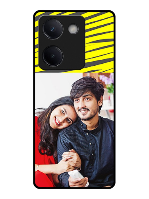 Custom Vivo Y300 Plus 5G Custom Metal Phone CaseAttractive Floral Pattern Design