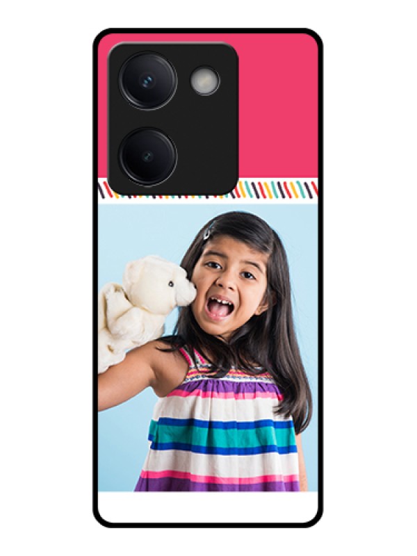 Custom Vivo Y300 Plus 5G Custom Metal Phone CaseCute Heart Pattern Design