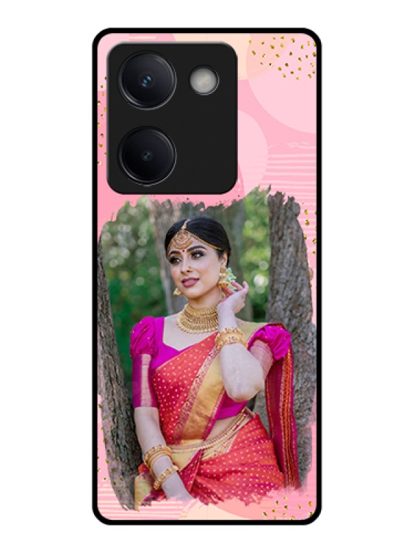 Custom Vivo Y300 Plus 5G Custom Metal Phone CaseStunning Watercolored Flowers Painting Design