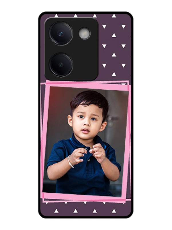 Custom Vivo Y300 Plus 5G Custom Metal Phone CaseSimple Triangle Design