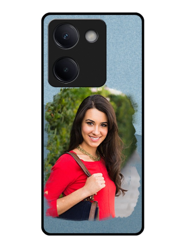 Custom Vivo Y300 Plus 5G Custom Metal Phone CaseDual Tone Custom Text Design