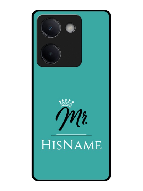 Custom Vivo Y300 Plus 5G Custom Metal Phone Case - Mr With Name Design