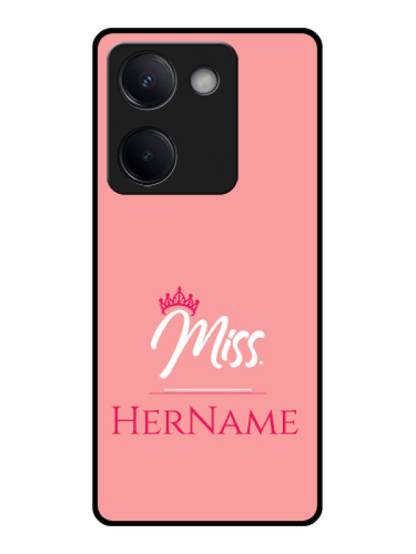 Custom Vivo Y300 Plus 5G Custom Metal Phone Case - Mrs With Name Design