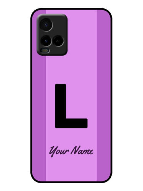 Custom Vivo Y33s Custom Metal Phone Case - Tricolor Custom Text Design