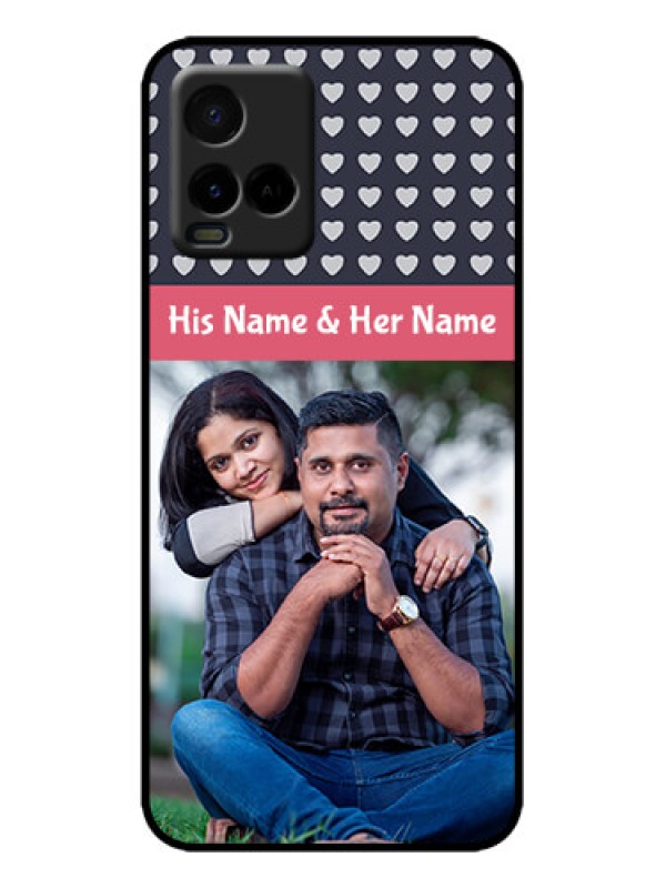 Custom Vivo Y33T Custom Metal Phone Case - Love Symbols Design