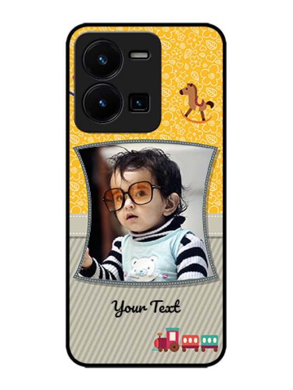 Custom Vivo Y35 Custom Metal Phone CaseBaby Picture Upload Design