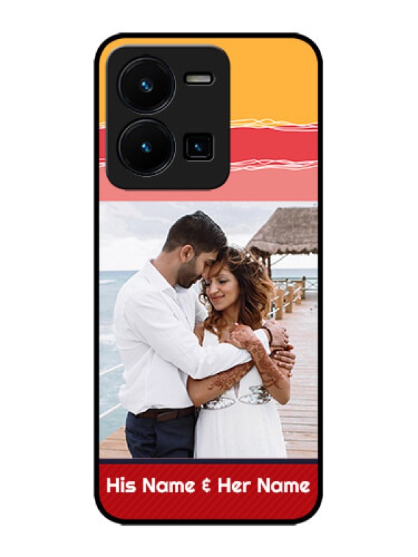 Custom Vivo Y35 Custom Metal Phone CaseColorful Case Design