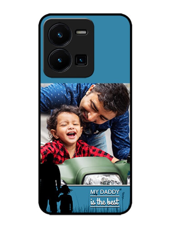 Custom Vivo Y35 Custom Metal Phone CaseBest Dad Design