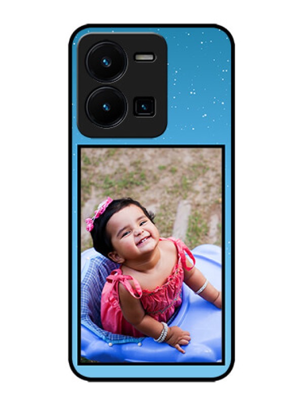 Custom Vivo Y35 Custom Metal Phone CaseWave Pattern Colorful Design