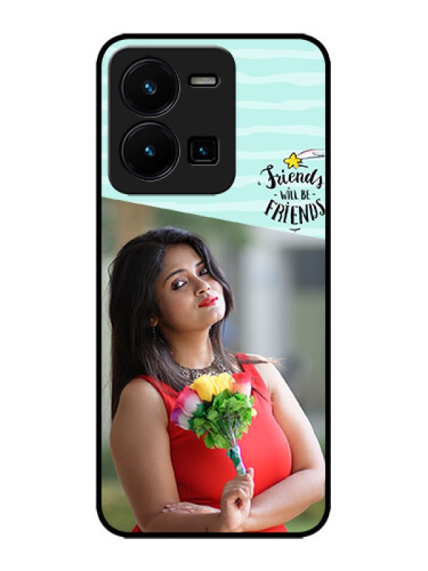 Custom Vivo Y35 Custom Metal Phone CaseFriends Picture Icon Design