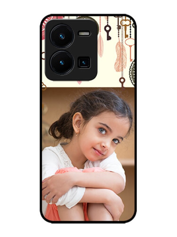 Custom Vivo Y35 Custom Metal Phone CaseBoho Style Design