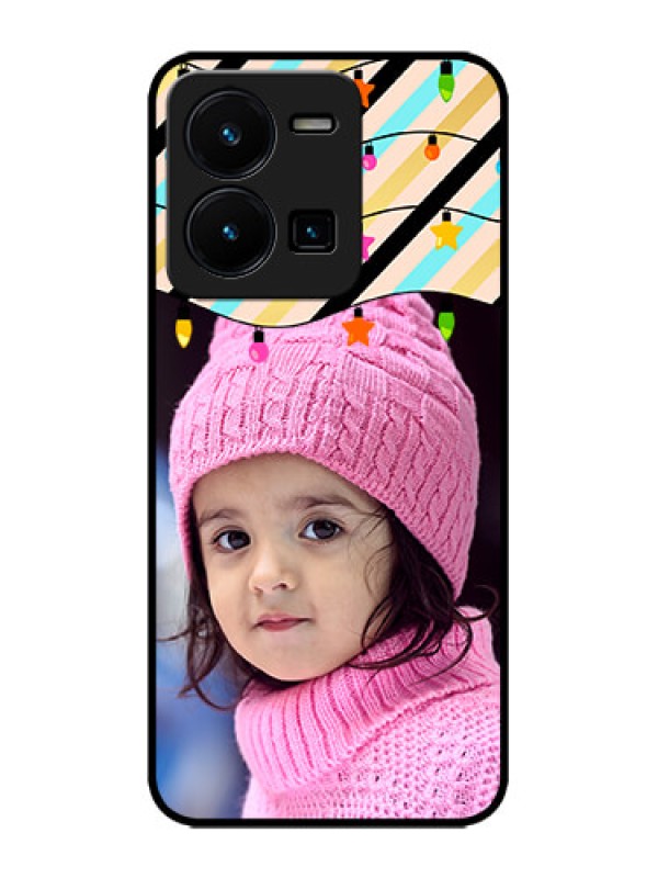 Custom Vivo Y35 Custom Metal Phone CaseLights Hanging Design