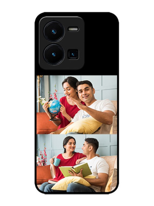 Custom Vivo Y35 Custom Metal Phone Case2 Images Design