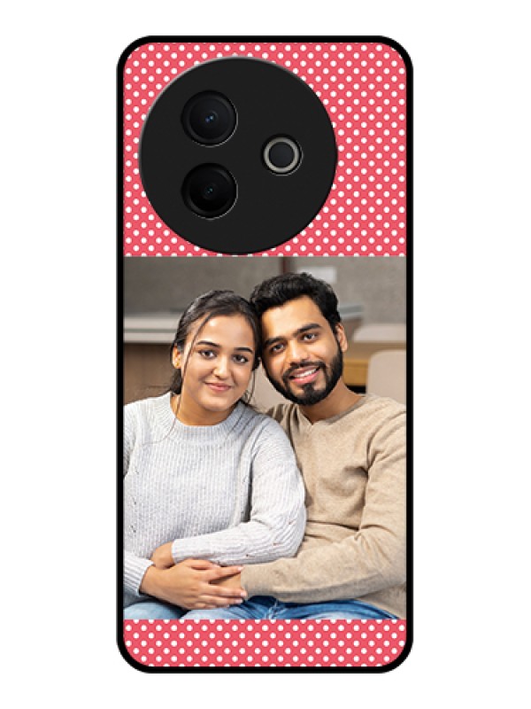 Custom Vivo Y39 5G Custom Metal Phone Case - White Dotted Design