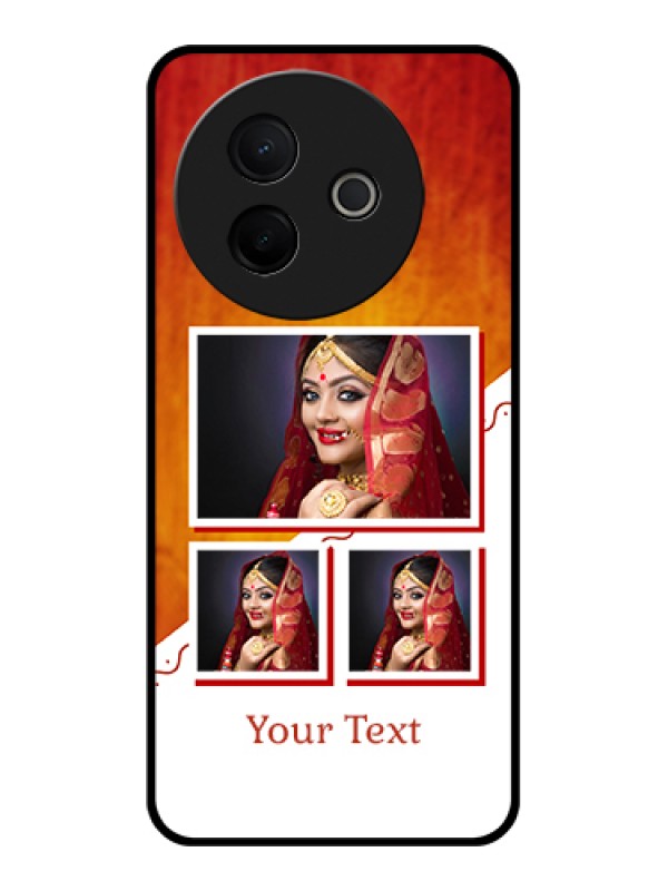 Custom Vivo Y39 5G Custom Metal Phone Case - Wedding Memories Design