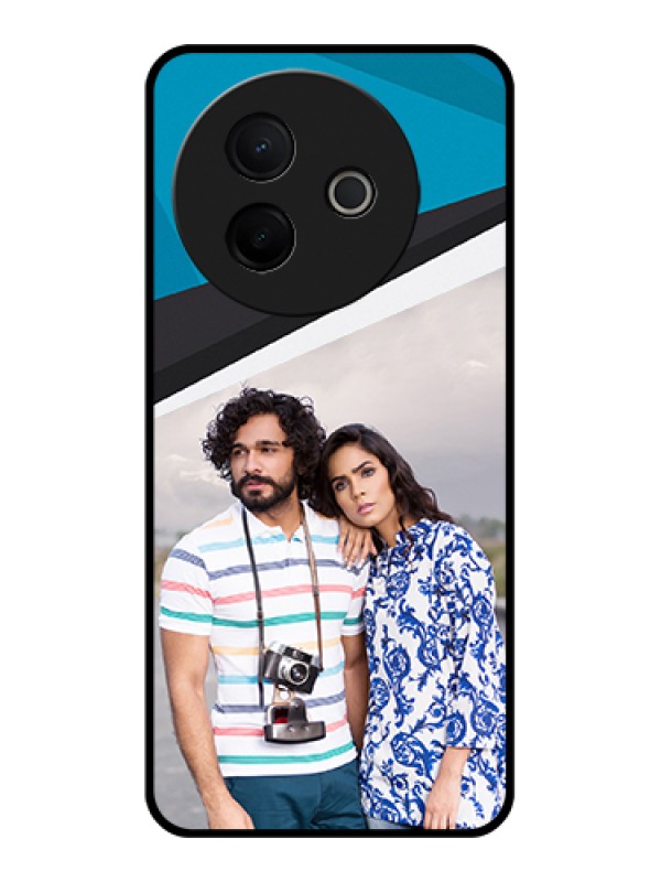 Custom Vivo Y39 5G Custom Metal Phone Case - Simple Pattern Photo Upload Design