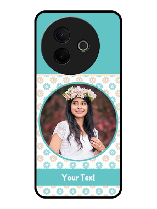 Custom Vivo Y39 5G Custom Metal Phone Case - Beautiful Flowers Design