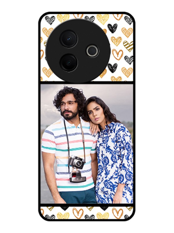 Custom Vivo Y39 5G Custom Metal Phone Case - Love Symbol Design