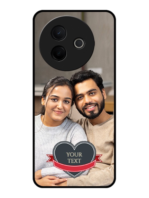 Custom Vivo Y39 5G Custom Metal Phone Case - Just Married Couple Design