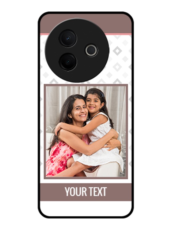 Custom Vivo Y39 5G Custom Metal Phone Case - Simple Diamond Design